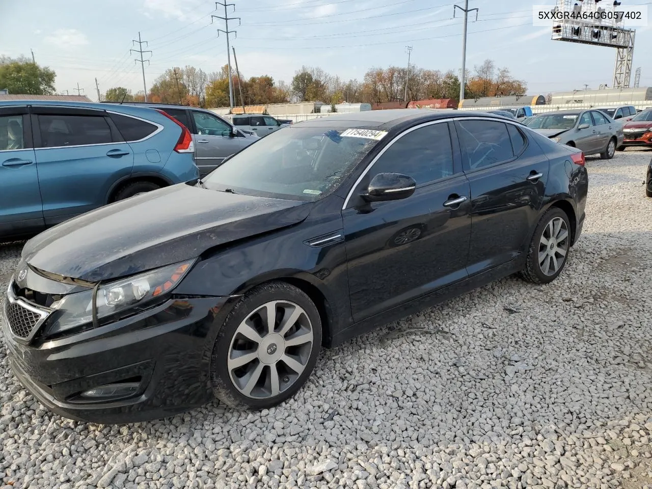 2012 Kia Optima Sx VIN: 5XXGR4A64CG057402 Lot: 77540294