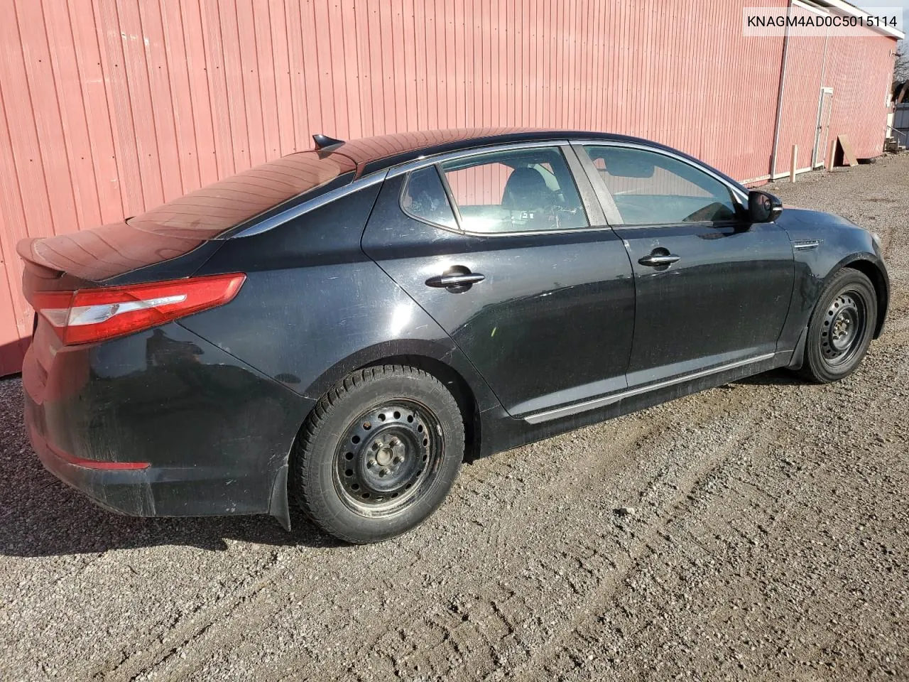 2012 Kia Optima Hybrid VIN: KNAGM4AD0C5015114 Lot: 77791704