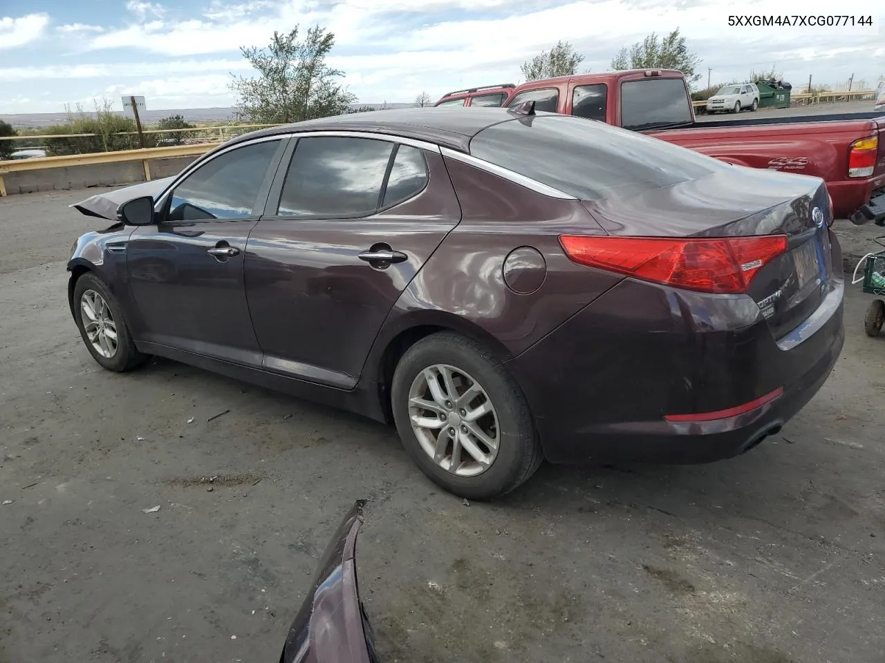 2012 Kia Optima Lx VIN: 5XXGM4A7XCG077144 Lot: 78059524