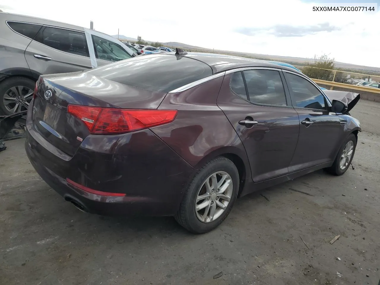 2012 Kia Optima Lx VIN: 5XXGM4A7XCG077144 Lot: 78059524