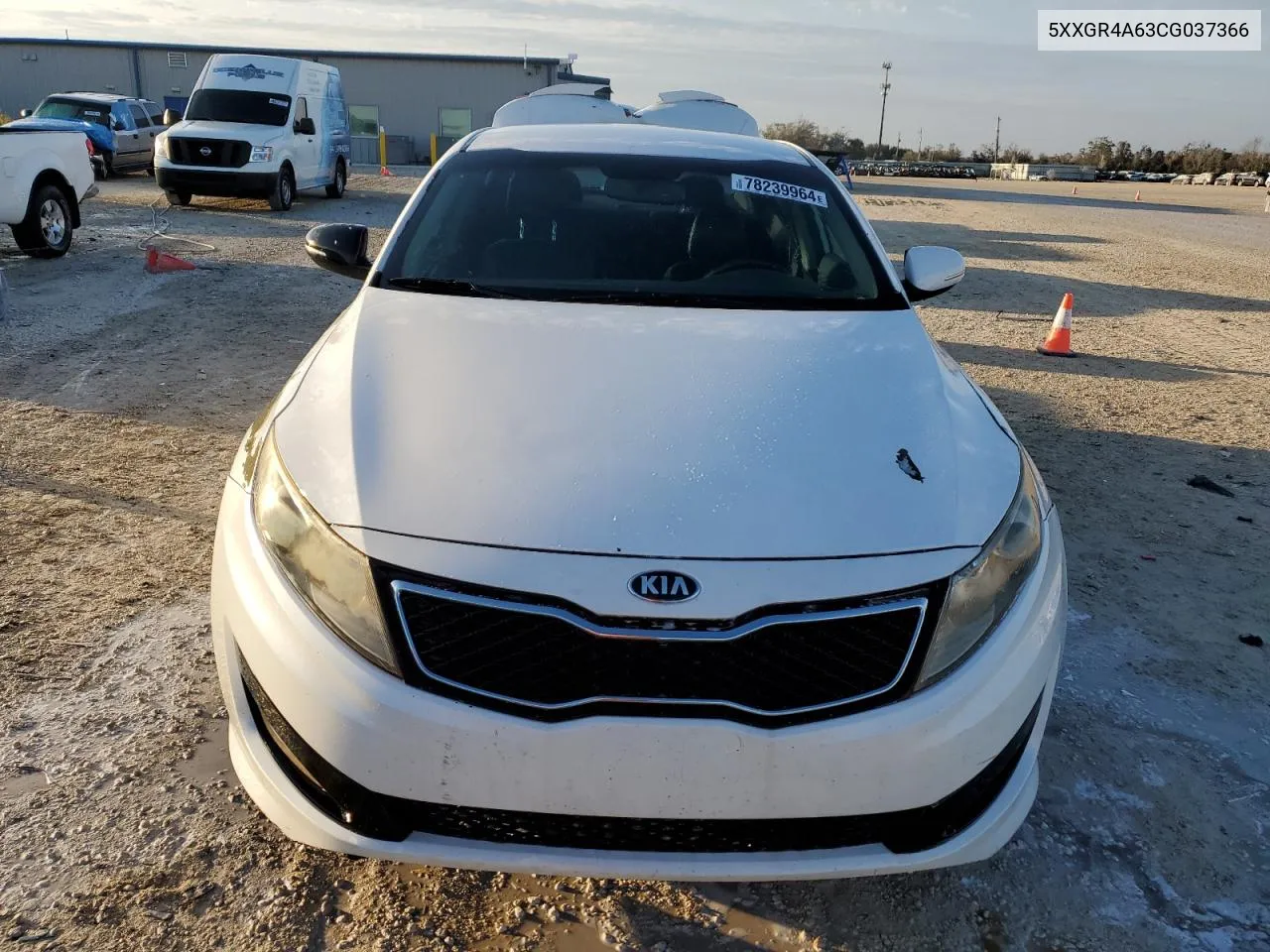 2012 Kia Optima Sx VIN: 5XXGR4A63CG037366 Lot: 78239964