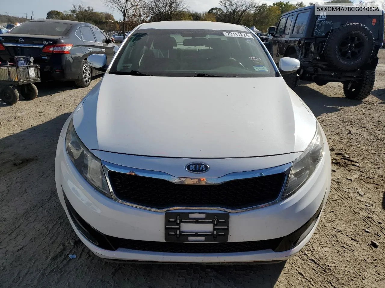 2012 Kia Optima Lx VIN: 5XXGM4A78CG040836 Lot: 79117824