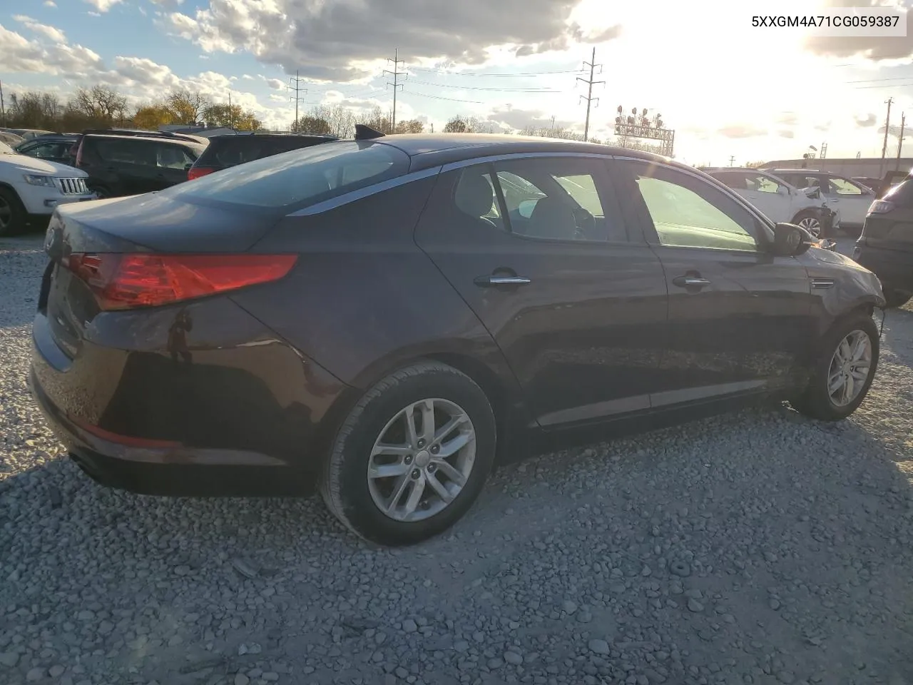 2012 Kia Optima Lx VIN: 5XXGM4A71CG059387 Lot: 79173094