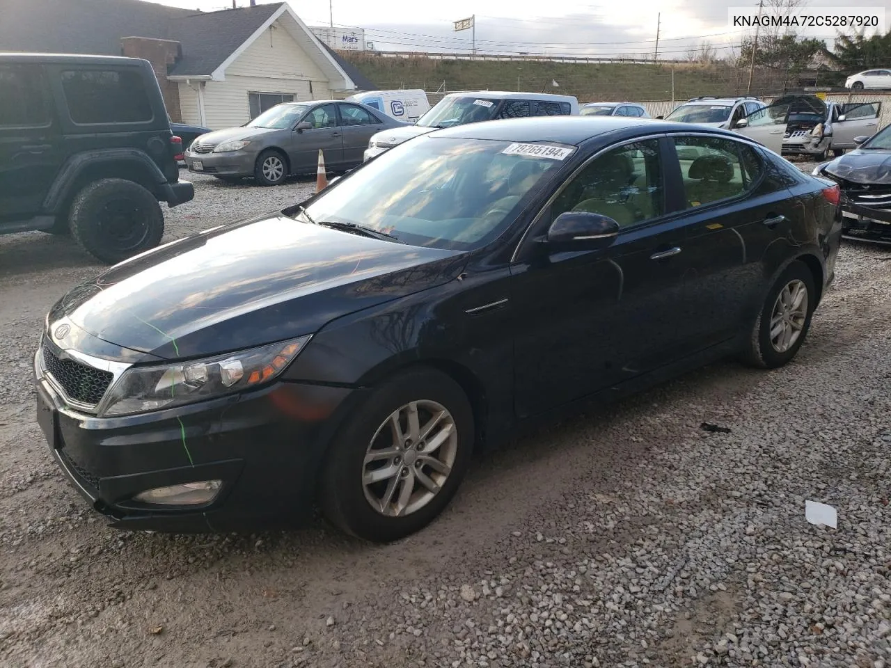 2012 Kia Optima Lx VIN: KNAGM4A72C5287920 Lot: 79265194