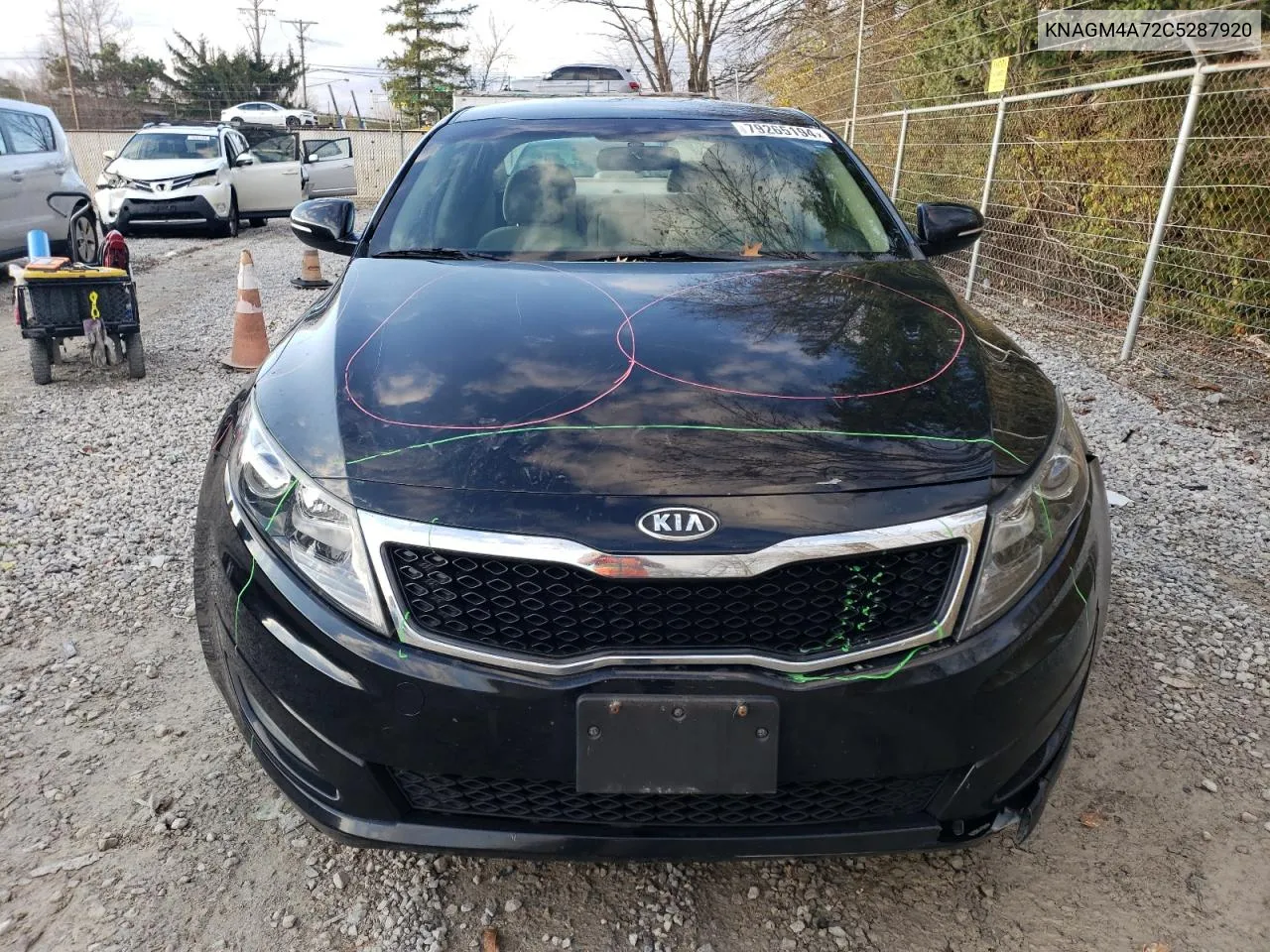 2012 Kia Optima Lx VIN: KNAGM4A72C5287920 Lot: 79265194