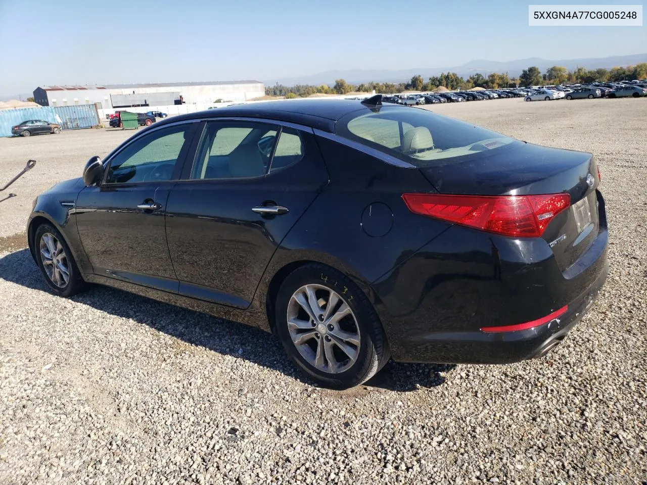 2012 Kia Optima Ex VIN: 5XXGN4A77CG005248 Lot: 79888514