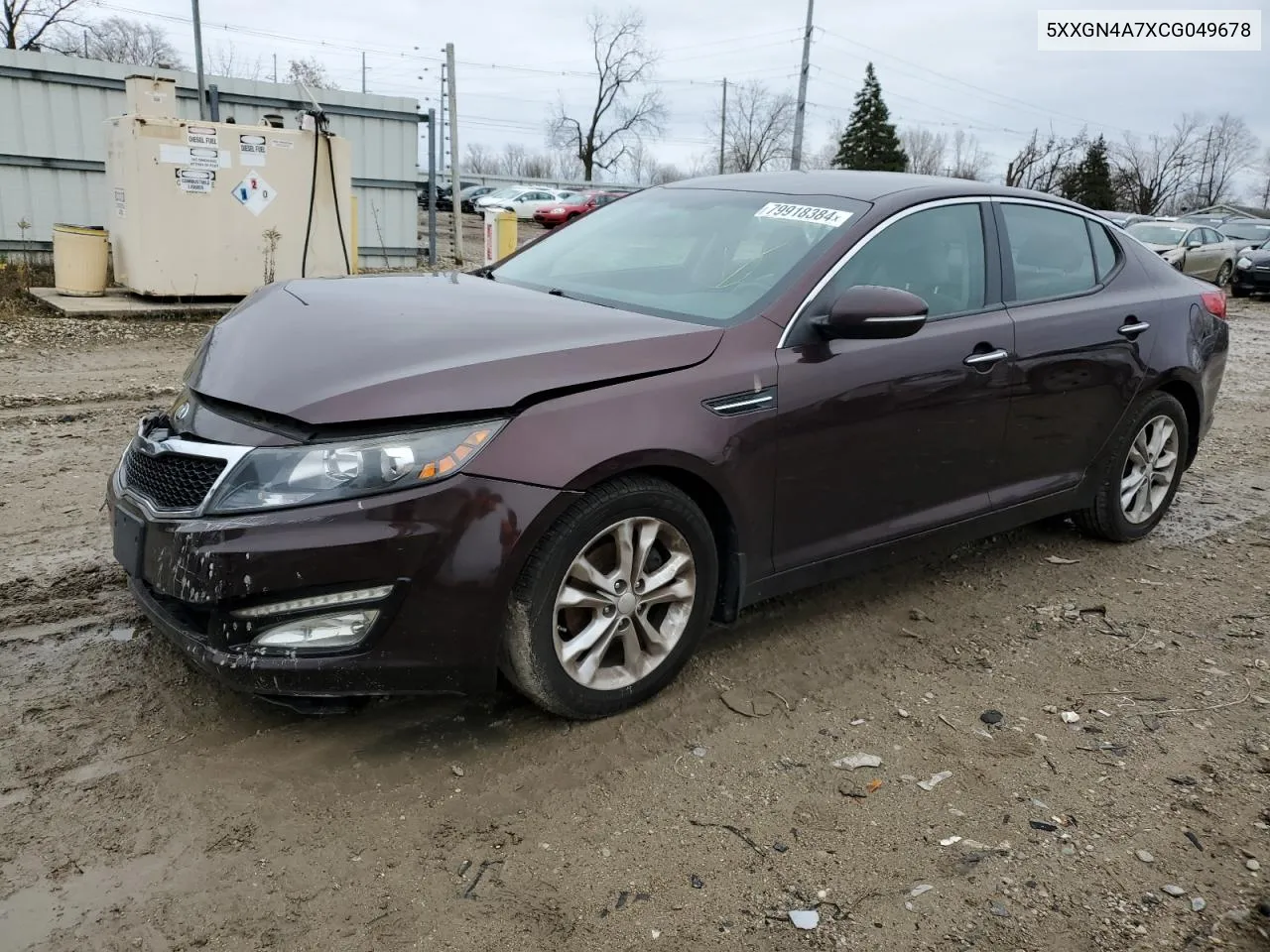 2012 Kia Optima Ex VIN: 5XXGN4A7XCG049678 Lot: 79918384