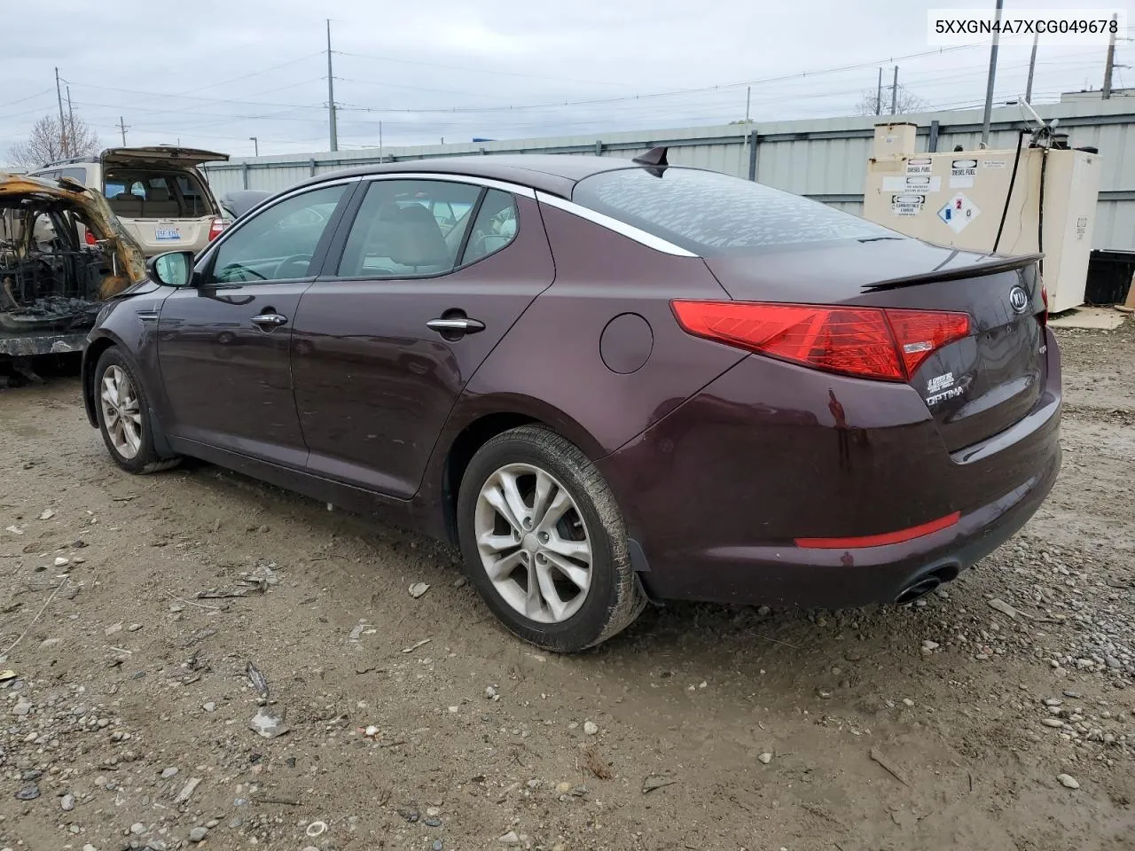 2012 Kia Optima Ex VIN: 5XXGN4A7XCG049678 Lot: 79918384