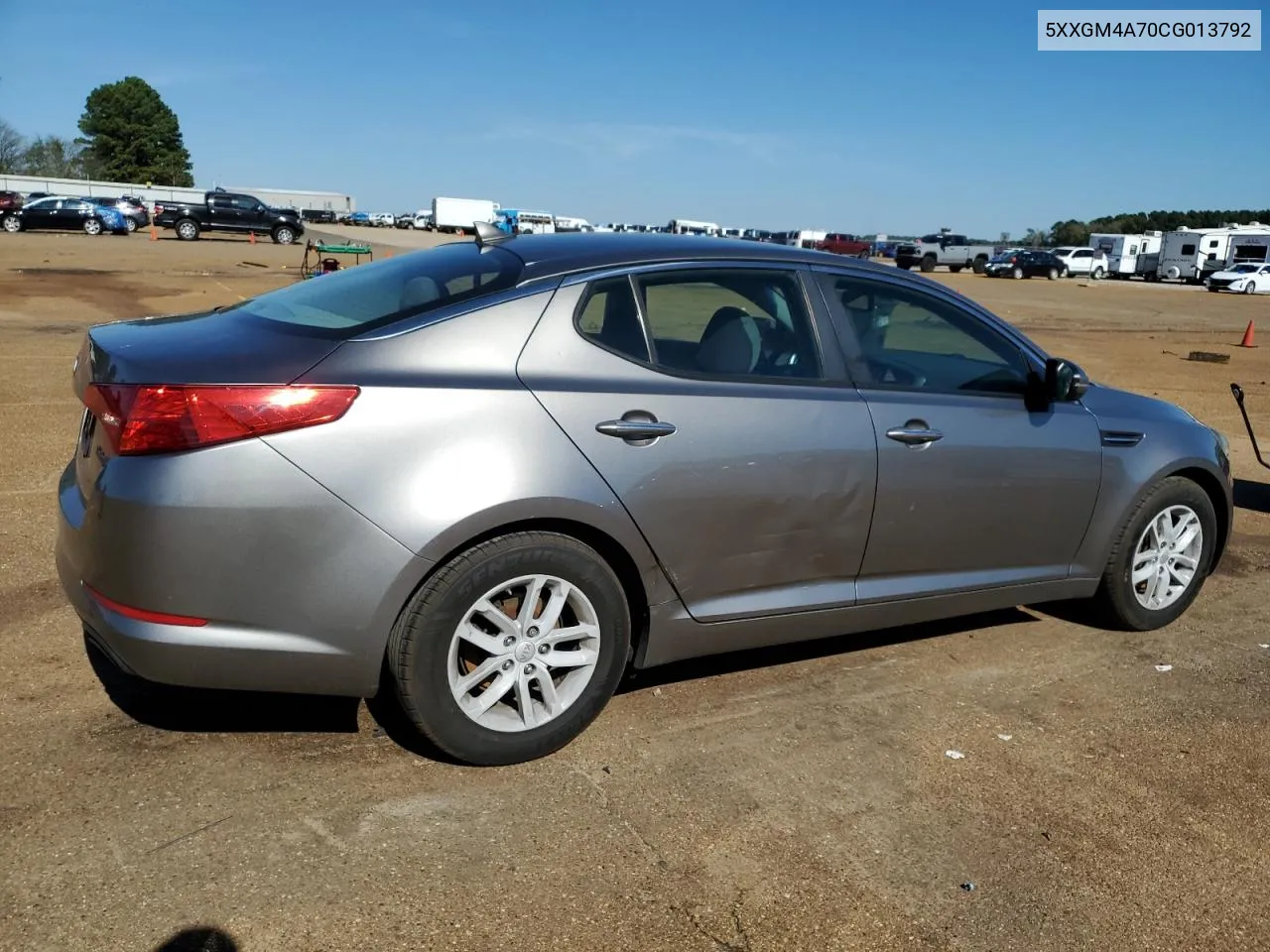 2012 Kia Optima Lx VIN: 5XXGM4A70CG013792 Lot: 80156684