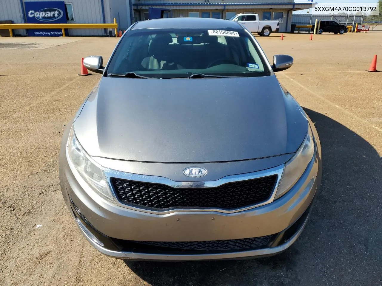 2012 Kia Optima Lx VIN: 5XXGM4A70CG013792 Lot: 80156684