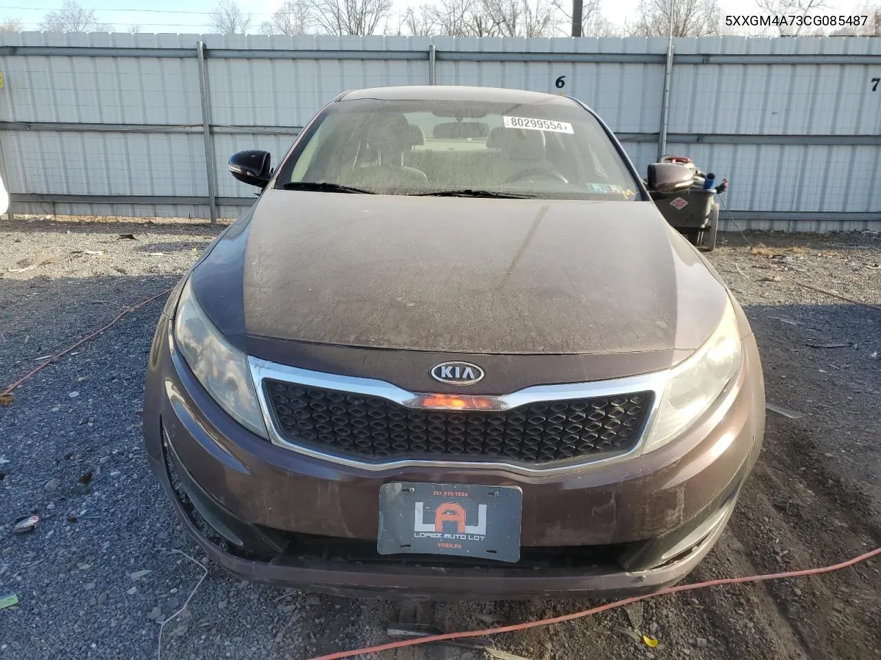 2012 Kia Optima Lx VIN: 5XXGM4A73CG085487 Lot: 80299554