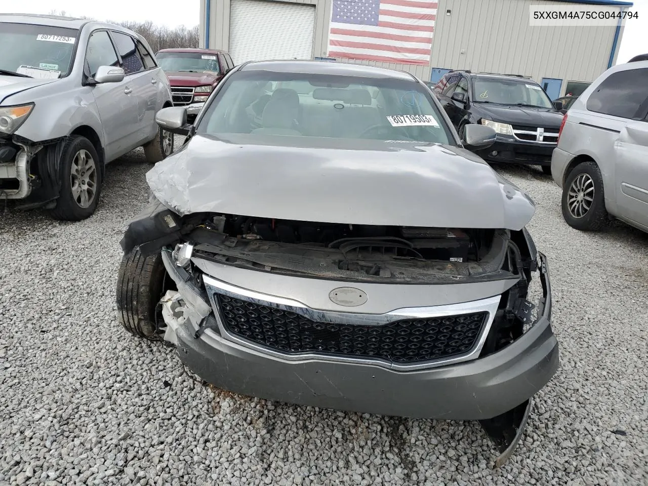 2012 Kia Optima Lx VIN: 5XXGM4A75CG044794 Lot: 80719503