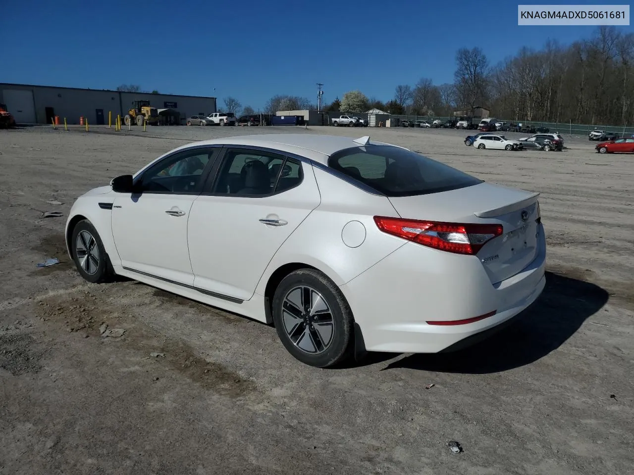 2013 Kia Optima Hybrid VIN: KNAGM4ADXD5061681 Lot: 46440794