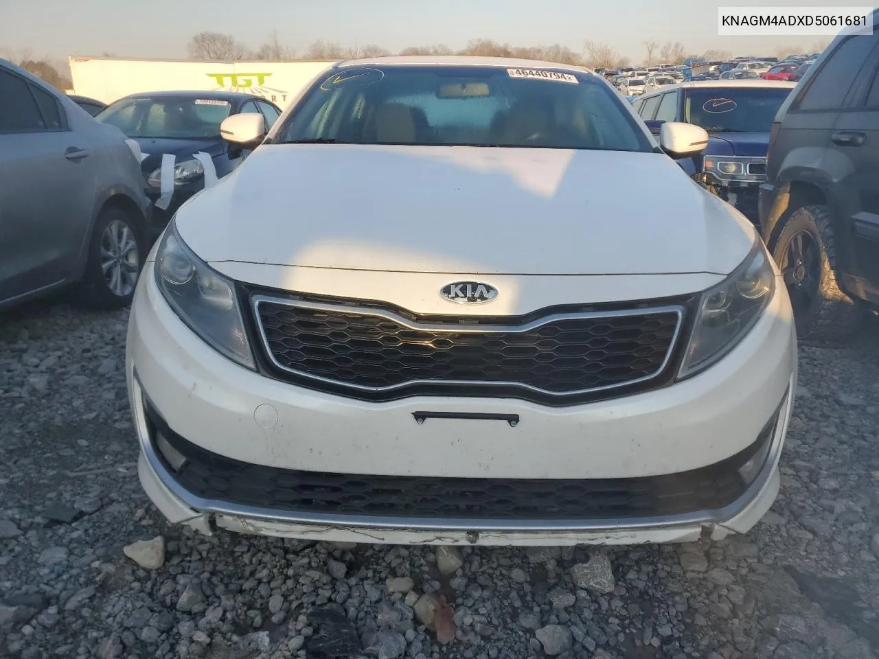 2013 Kia Optima Hybrid VIN: KNAGM4ADXD5061681 Lot: 46440794