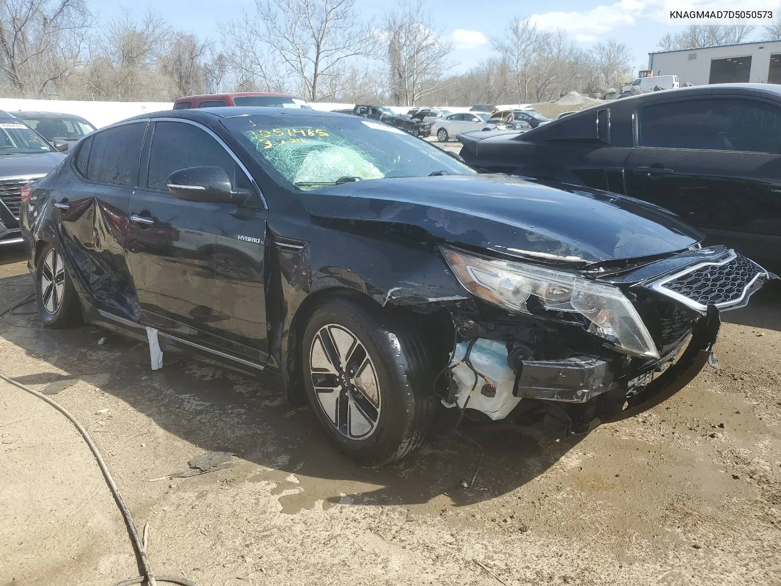 2013 Kia Optima Hybrid VIN: KNAGM4AD7D5050573 Lot: 46595984