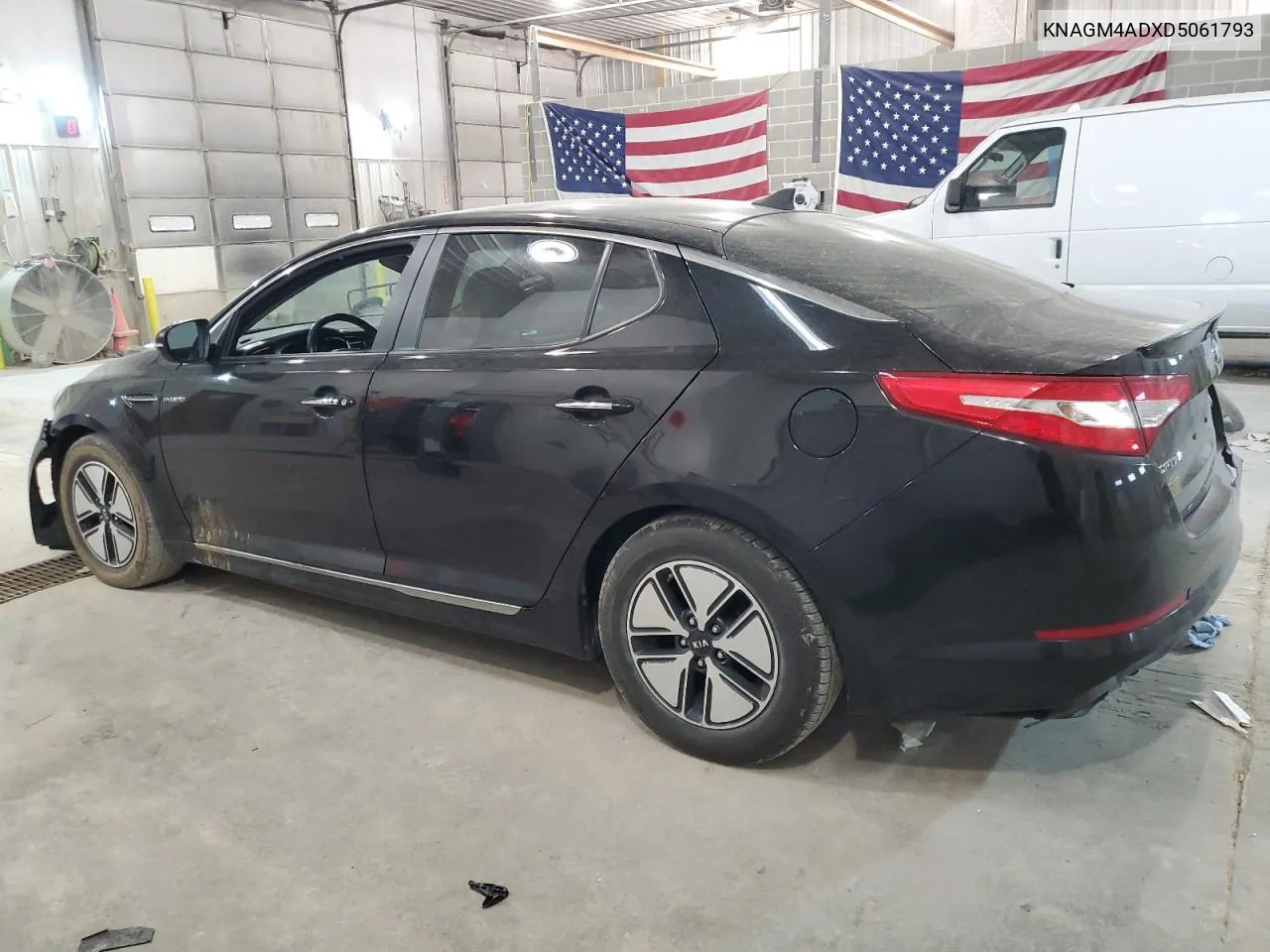 2013 Kia Optima Hybrid VIN: KNAGM4ADXD5061793 Lot: 50116464