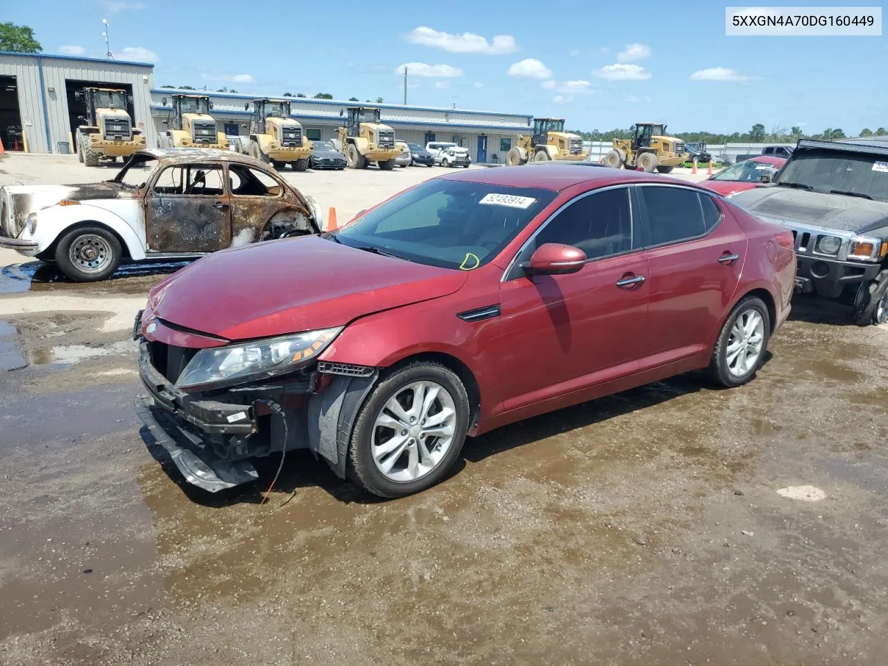 2013 Kia Optima Ex VIN: 5XXGN4A70DG160449 Lot: 52493914