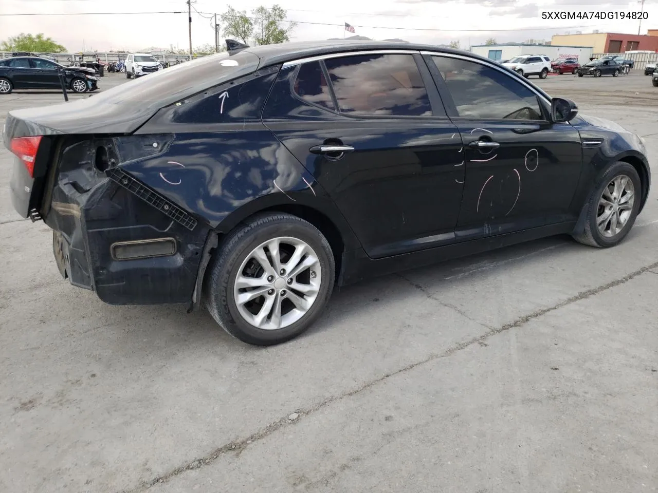 2013 Kia Optima Lx VIN: 5XXGM4A74DG194820 Lot: 55216734