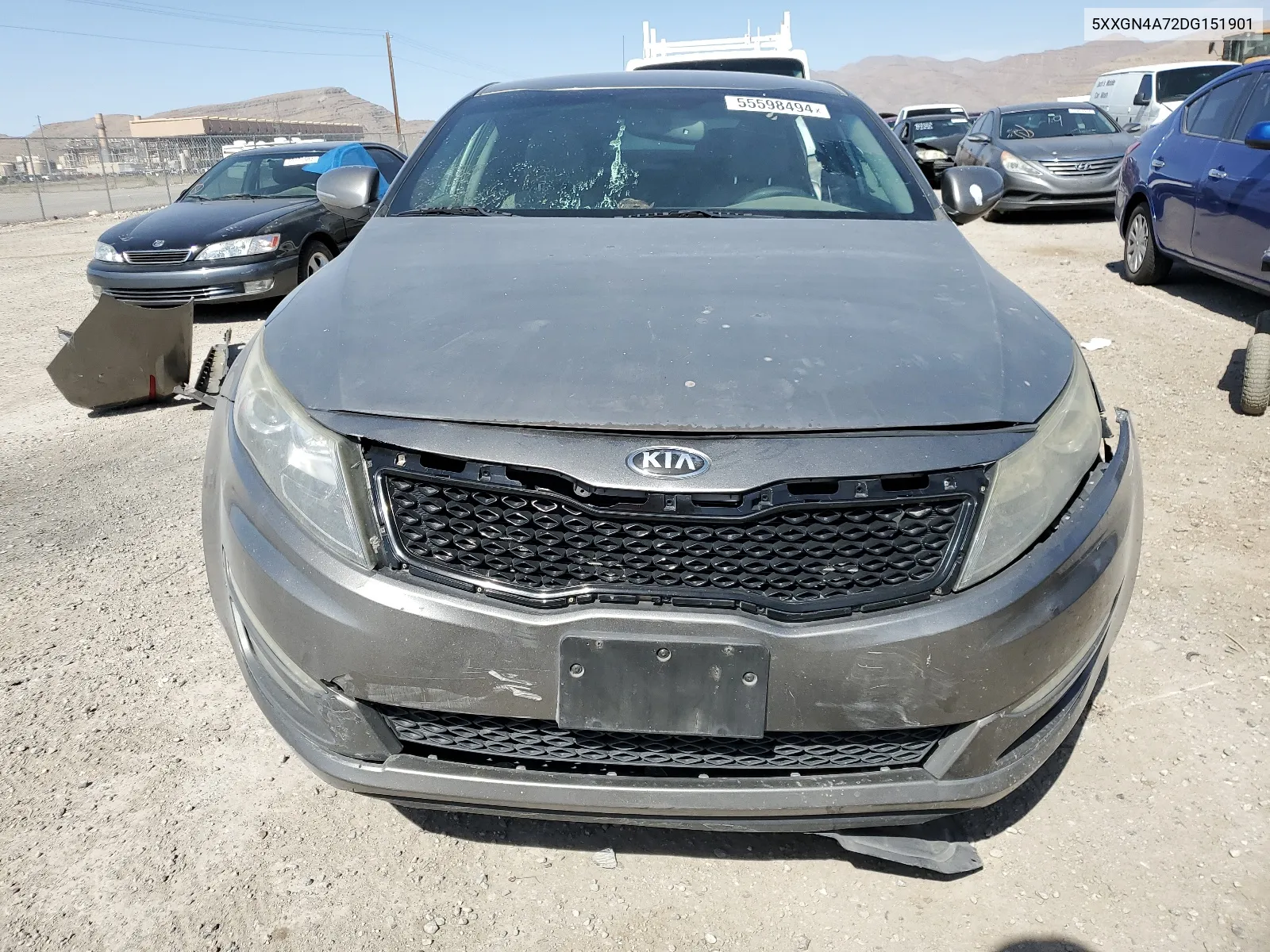 2013 Kia Optima Ex VIN: 5XXGN4A72DG151901 Lot: 55598494