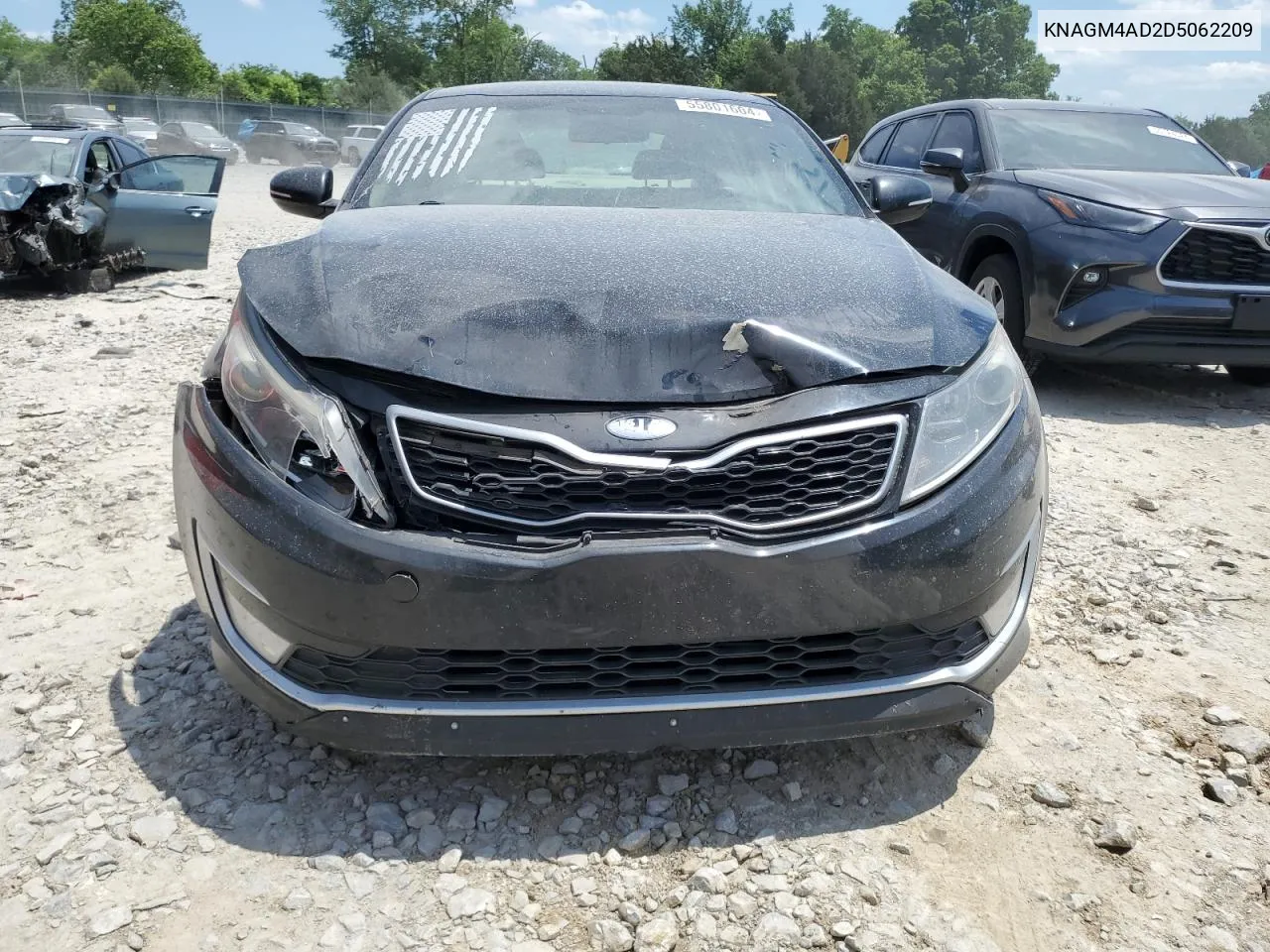 2013 Kia Optima Hybrid VIN: KNAGM4AD2D5062209 Lot: 55801604