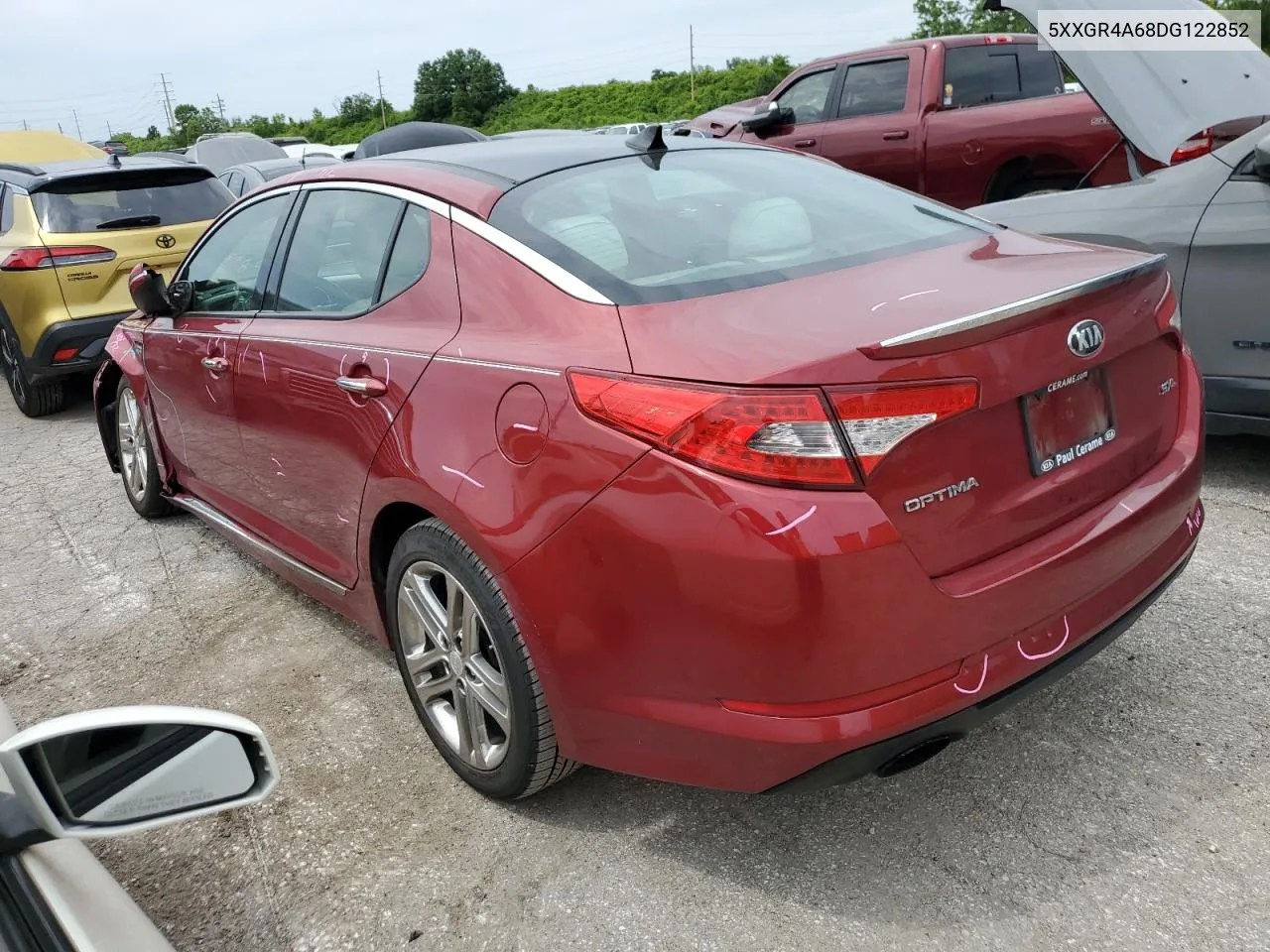 5XXGR4A68DG122852 2013 Kia Optima Sx