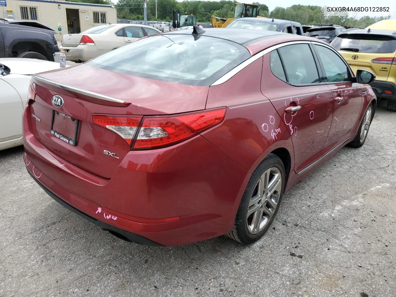 5XXGR4A68DG122852 2013 Kia Optima Sx