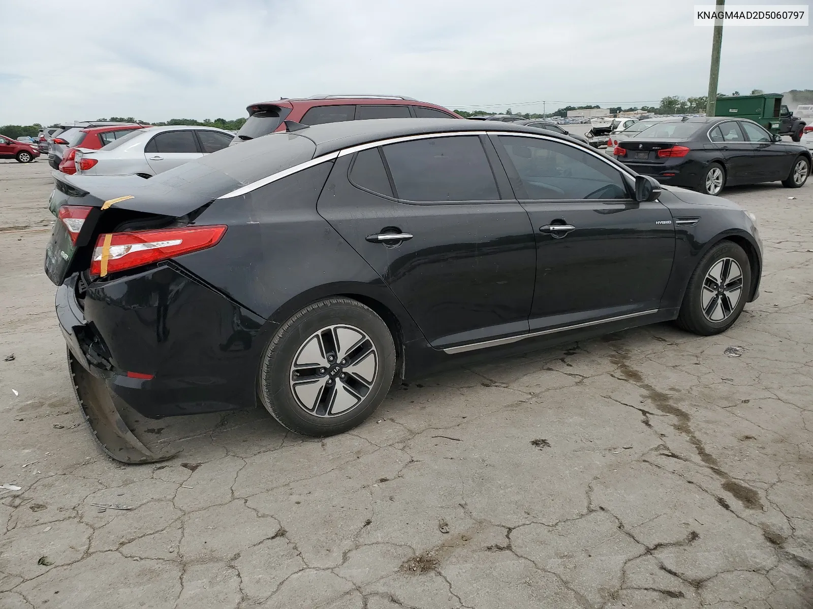 2013 Kia Optima Hybrid VIN: KNAGM4AD2D5060797 Lot: 57006234