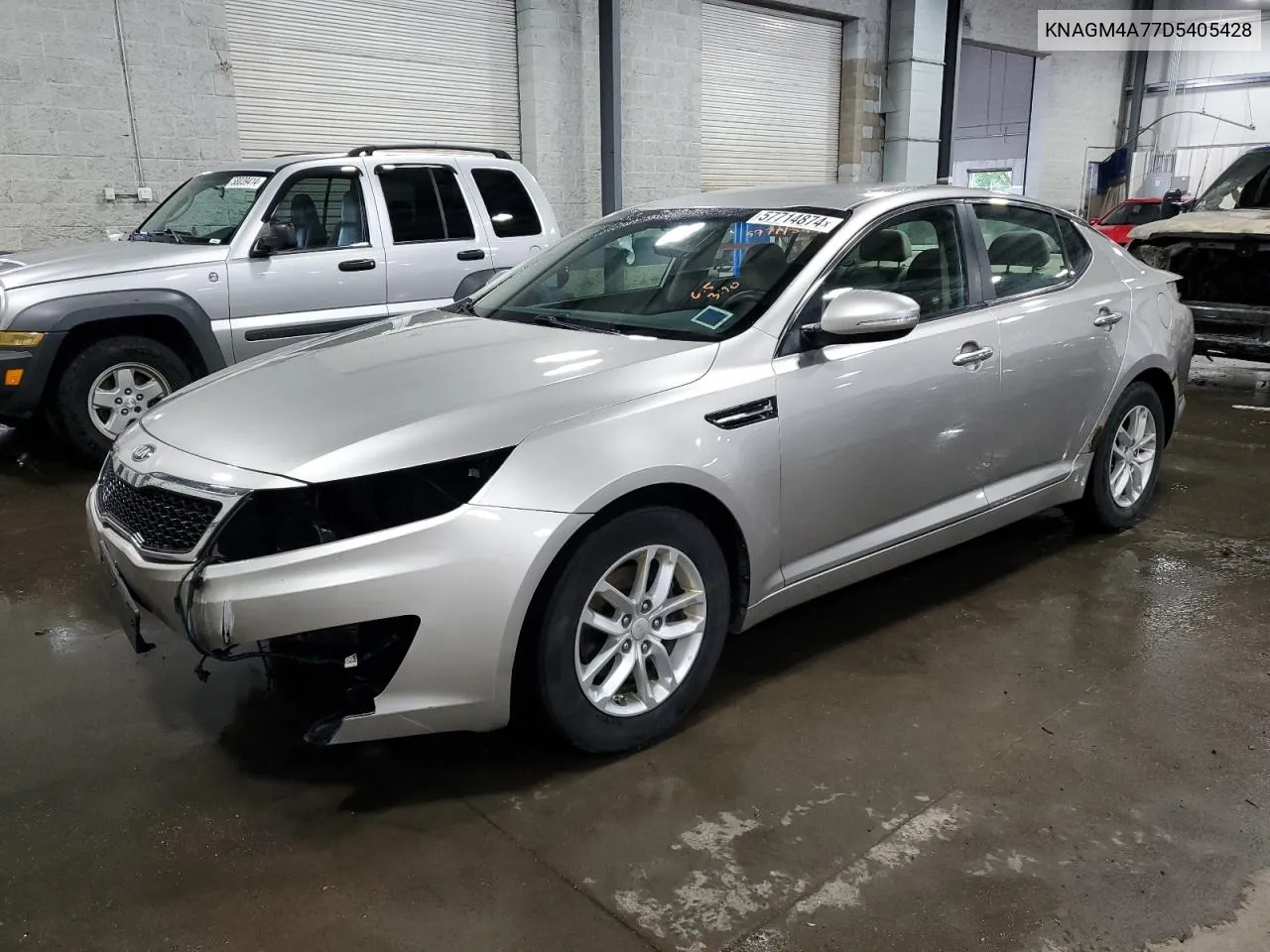 2013 Kia Optima Lx VIN: KNAGM4A77D5405428 Lot: 57714874