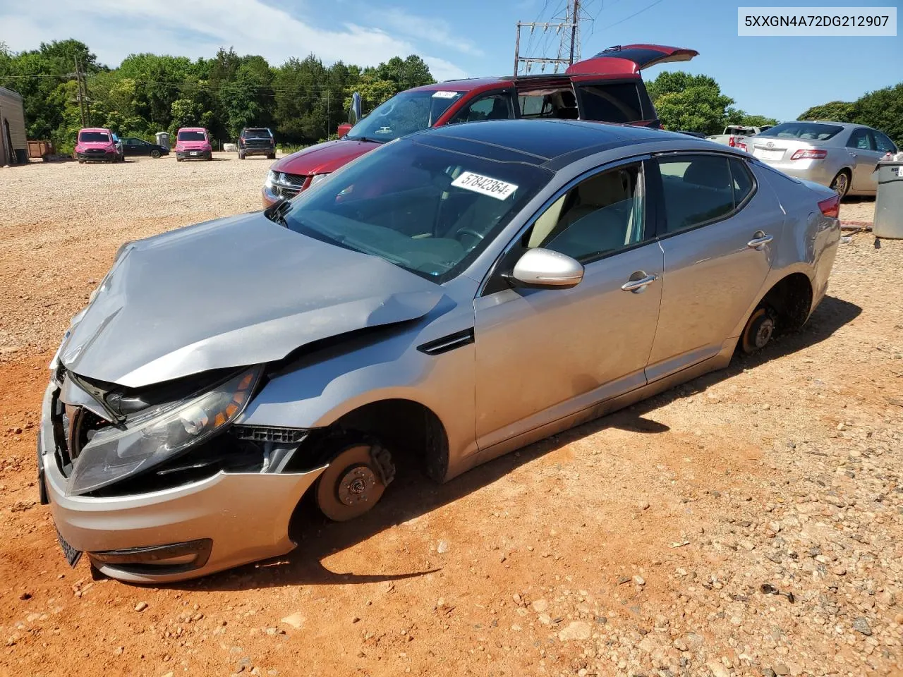 5XXGN4A72DG212907 2013 Kia Optima Ex