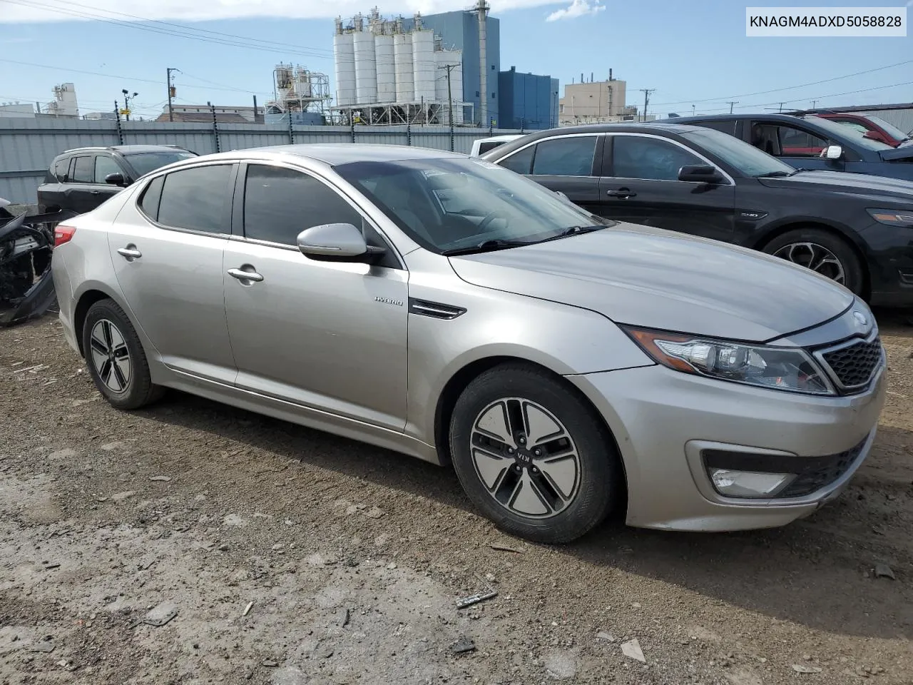 KNAGM4ADXD5058828 2013 Kia Optima Hybrid