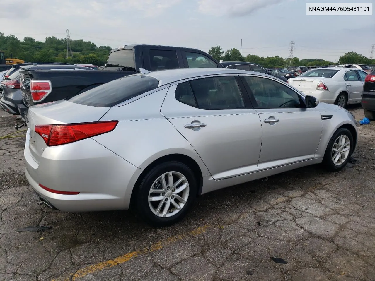 2013 Kia Optima Lx VIN: KNAGM4A76D5431101 Lot: 58777924