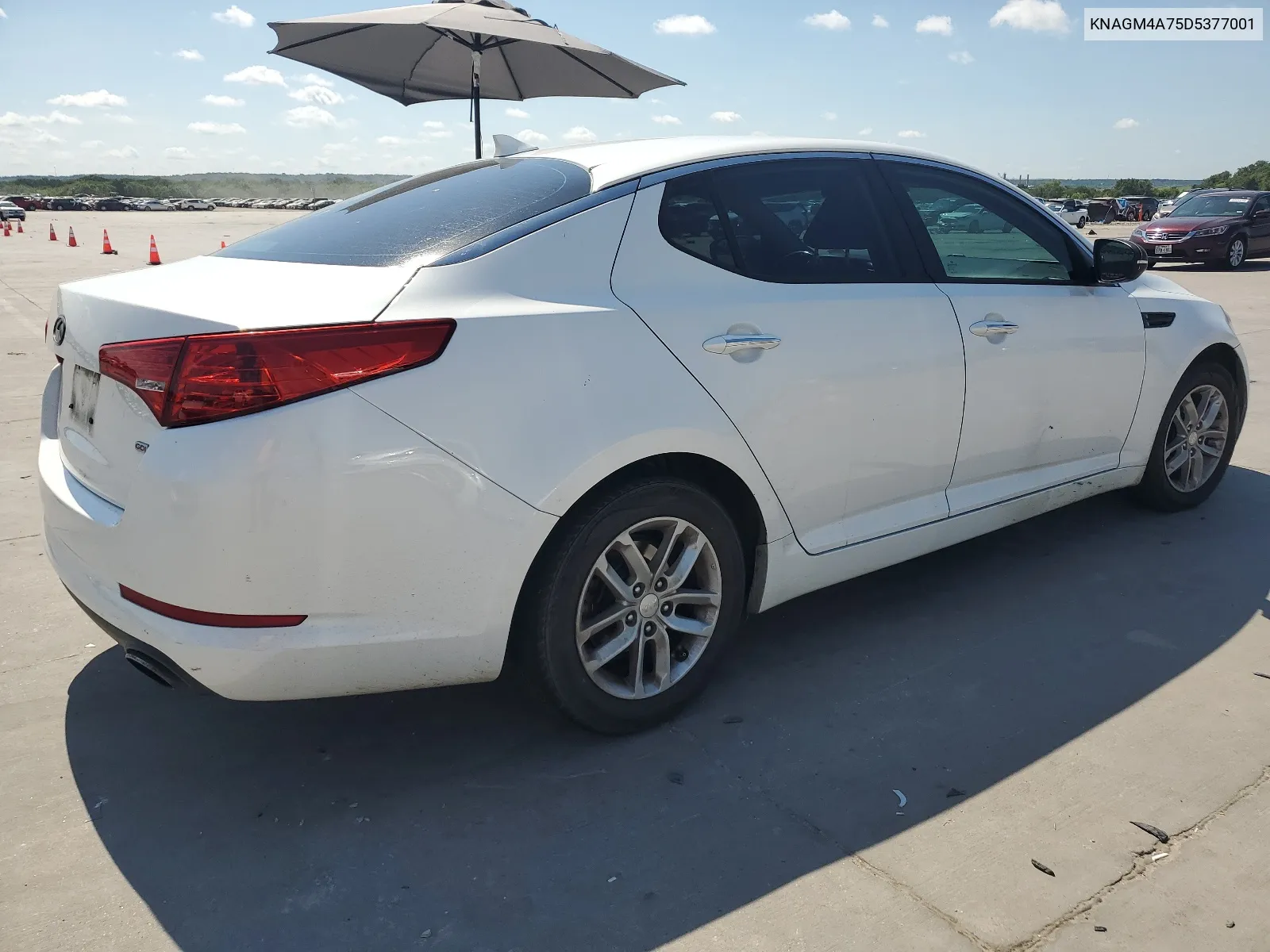 2013 Kia Optima Lx VIN: KNAGM4A75D5377001 Lot: 60932924