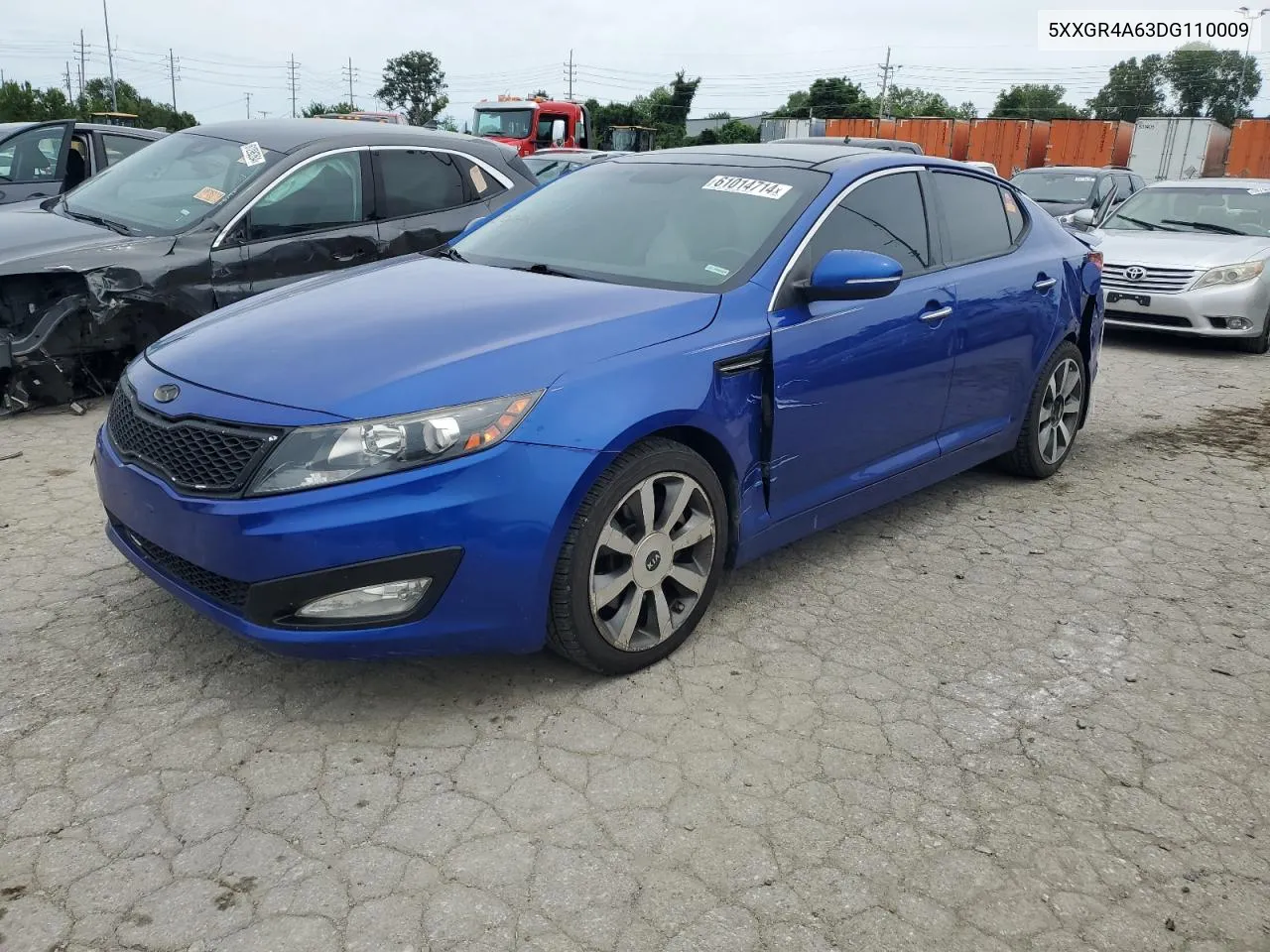 2013 Kia Optima Sx VIN: 5XXGR4A63DG110009 Lot: 61014714