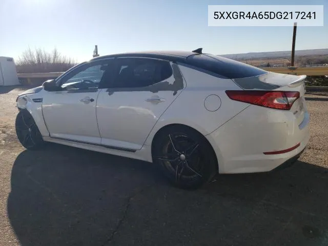 2013 Kia Optima Sx VIN: 5XXGR4A65DG217241 Lot: 61808884