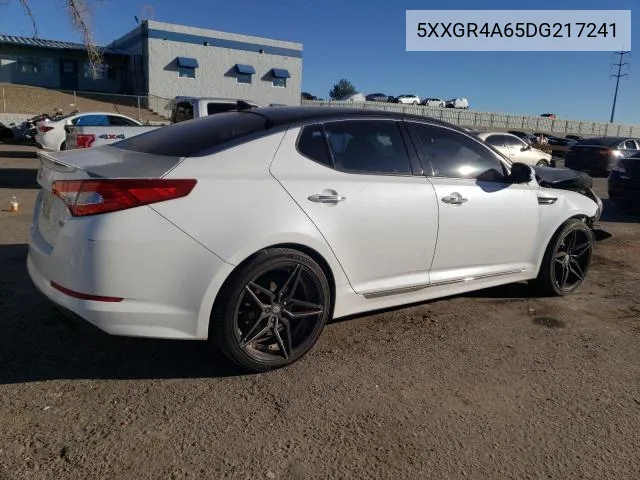 2013 Kia Optima Sx VIN: 5XXGR4A65DG217241 Lot: 61808884