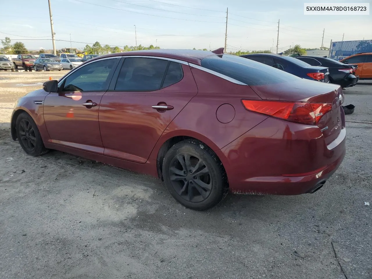 2013 Kia Optima Lx VIN: 5XXGM4A78DG168723 Lot: 62260324