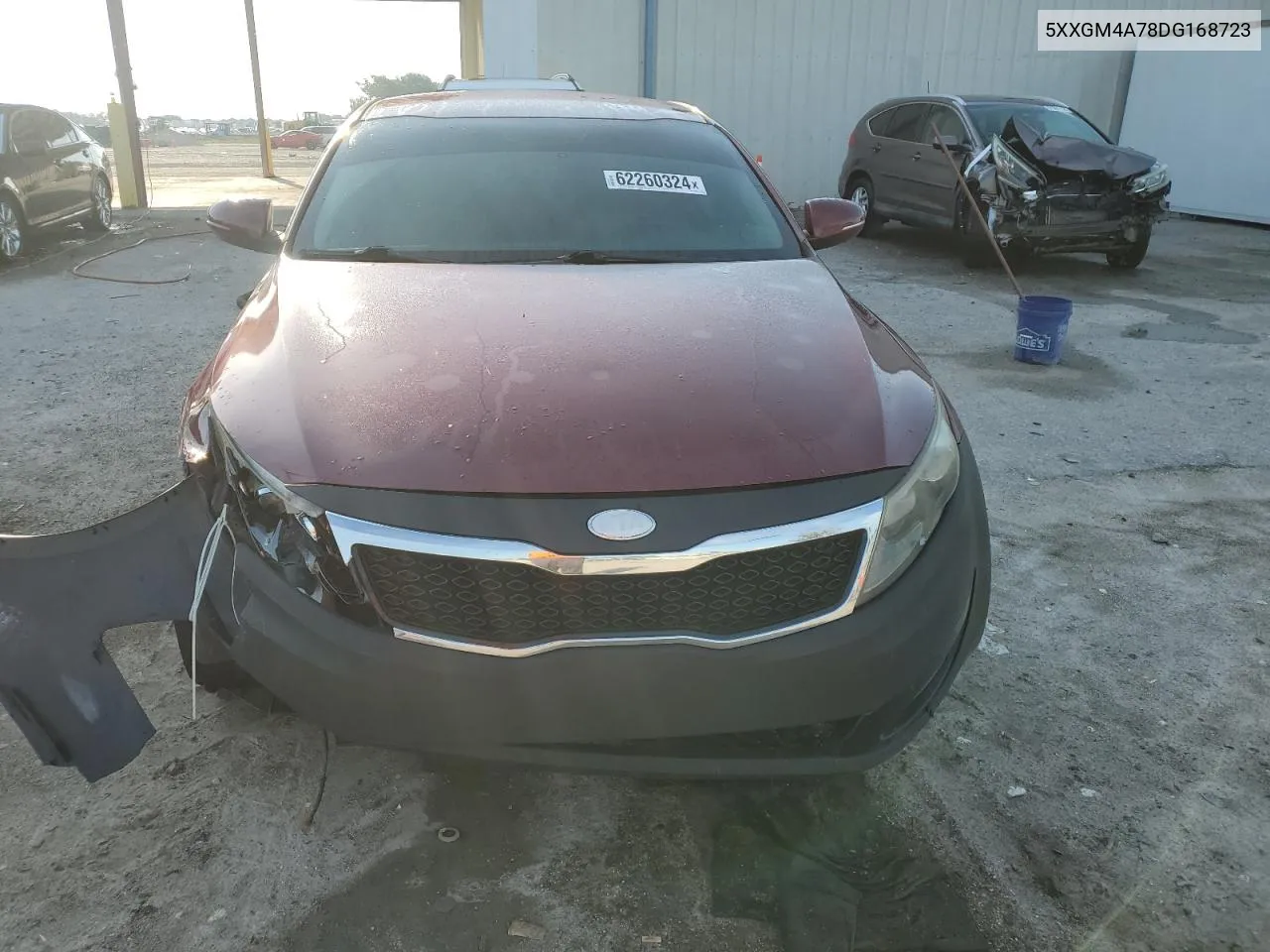 2013 Kia Optima Lx VIN: 5XXGM4A78DG168723 Lot: 62260324