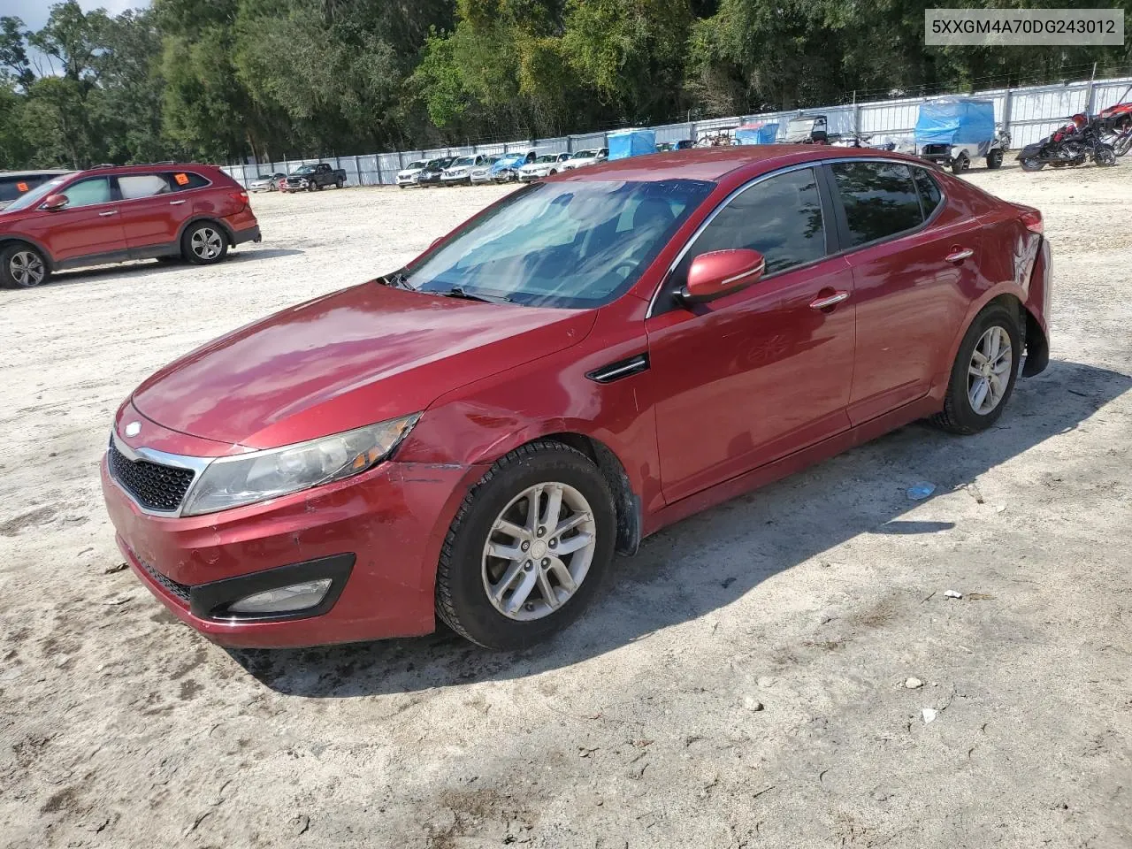 2013 Kia Optima Lx VIN: 5XXGM4A70DG243012 Lot: 64036794