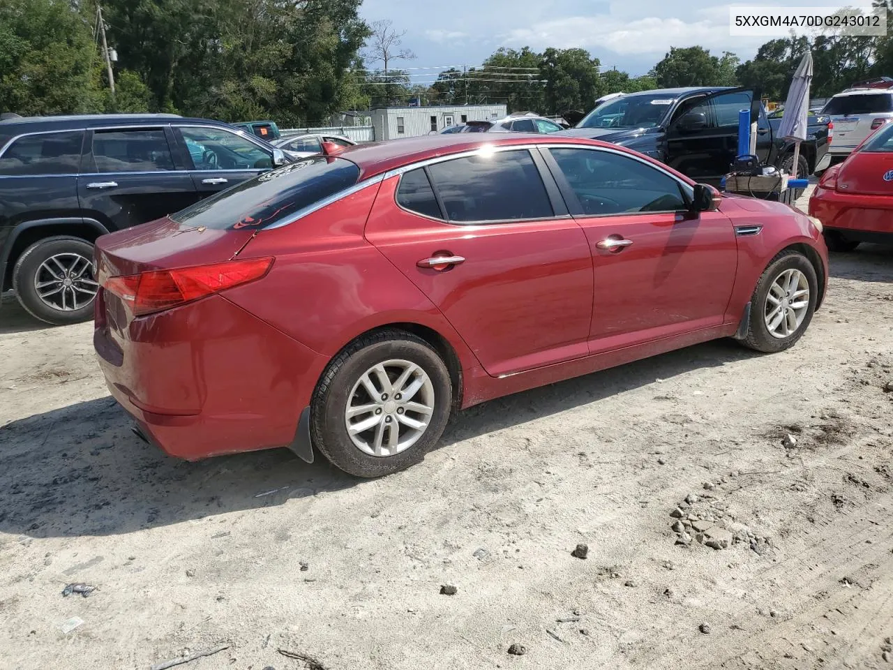 2013 Kia Optima Lx VIN: 5XXGM4A70DG243012 Lot: 64036794