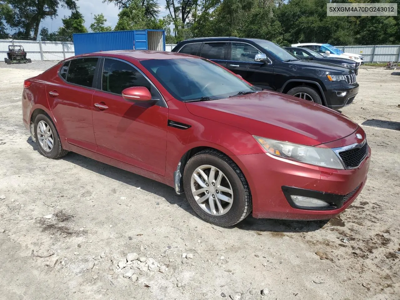 2013 Kia Optima Lx VIN: 5XXGM4A70DG243012 Lot: 64036794