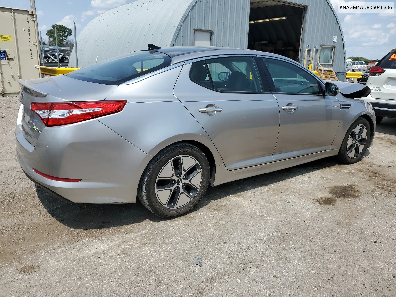 2013 Kia Optima Hybrid VIN: KNAGM4AD8D5046306 Lot: 64139484