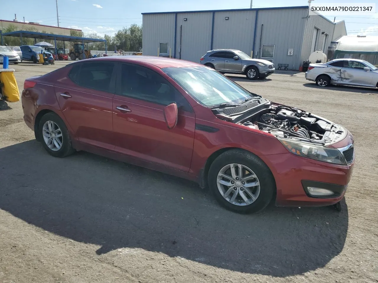 2013 Kia Optima Lx VIN: 5XXGM4A79DG221347 Lot: 64261304