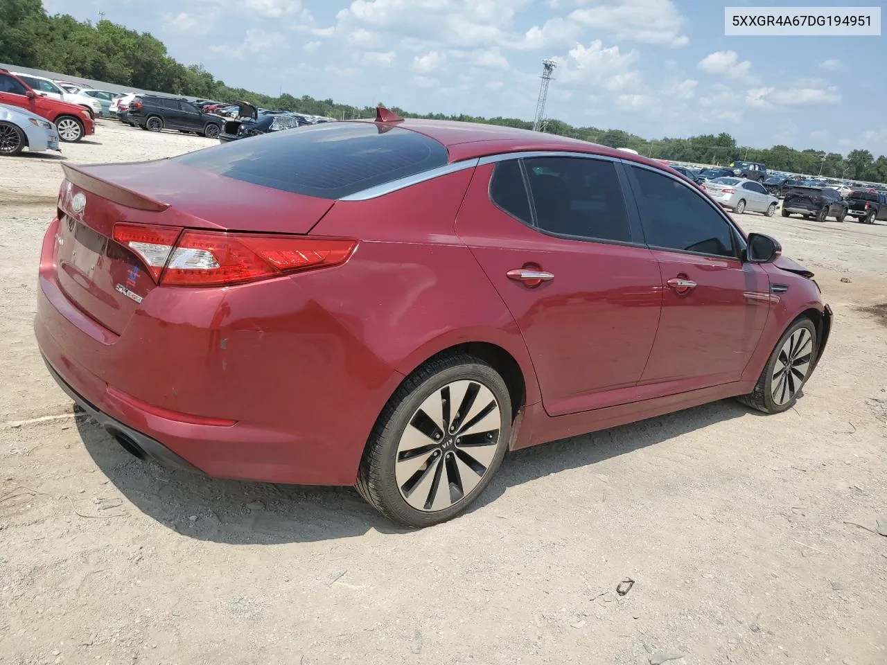 2013 Kia Optima Sx VIN: 5XXGR4A67DG194951 Lot: 64764204