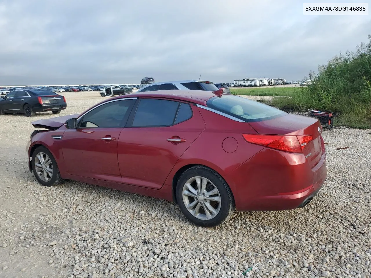 2013 Kia Optima Lx VIN: 5XXGM4A78DG146835 Lot: 64937124