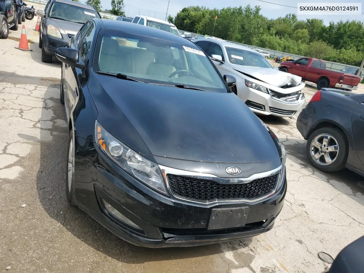 2013 Kia Optima Lx VIN: 5XXGM4A76DG124591 Lot: 65106124