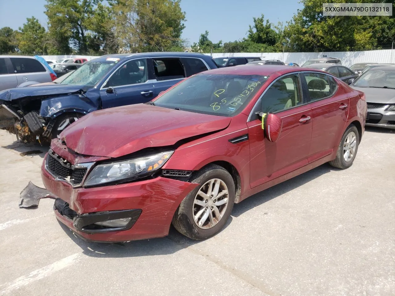 2013 Kia Optima Lx VIN: 5XXGM4A79DG132118 Lot: 65433934