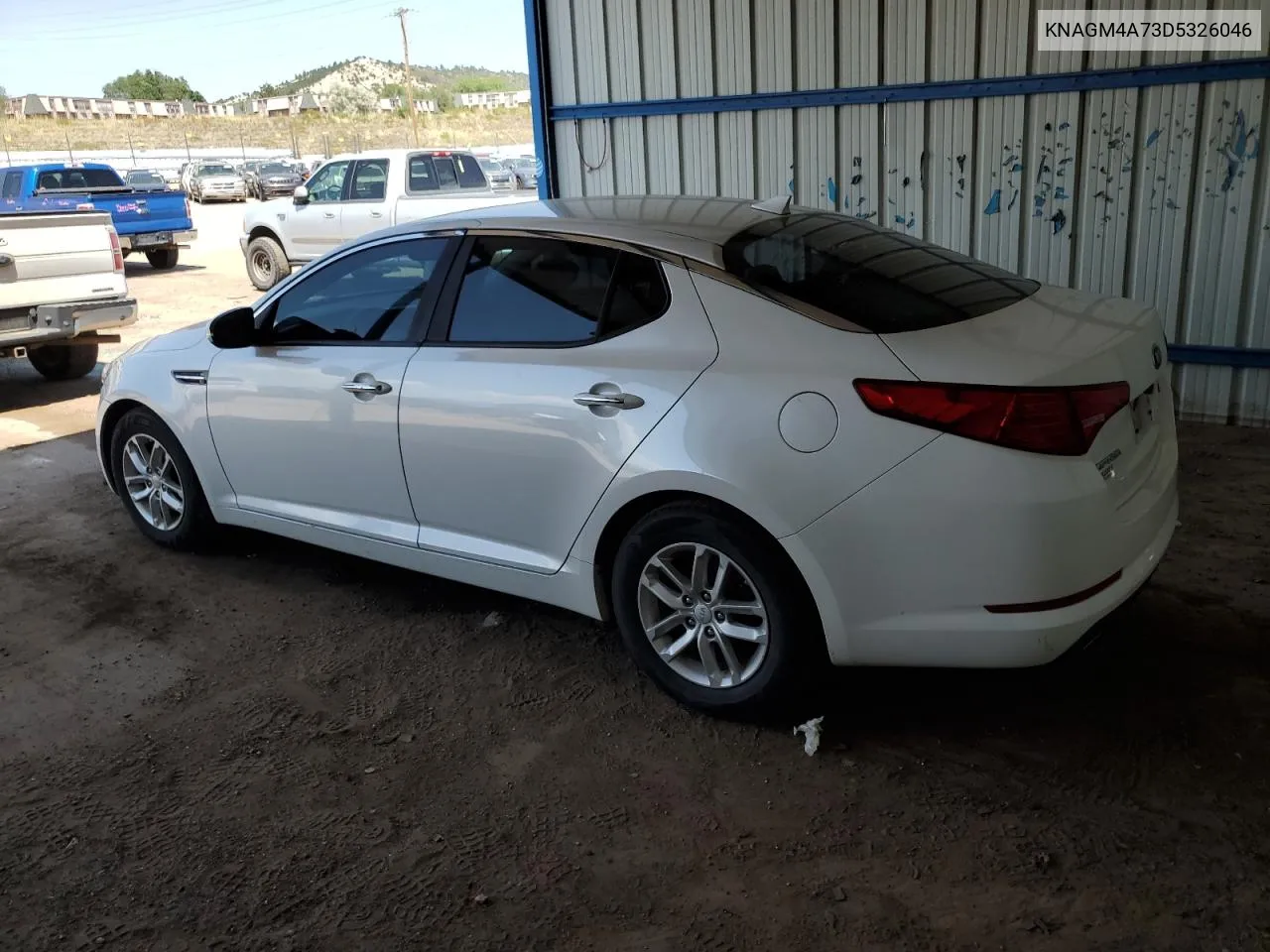 2013 Kia Optima Lx VIN: KNAGM4A73D5326046 Lot: 65471954