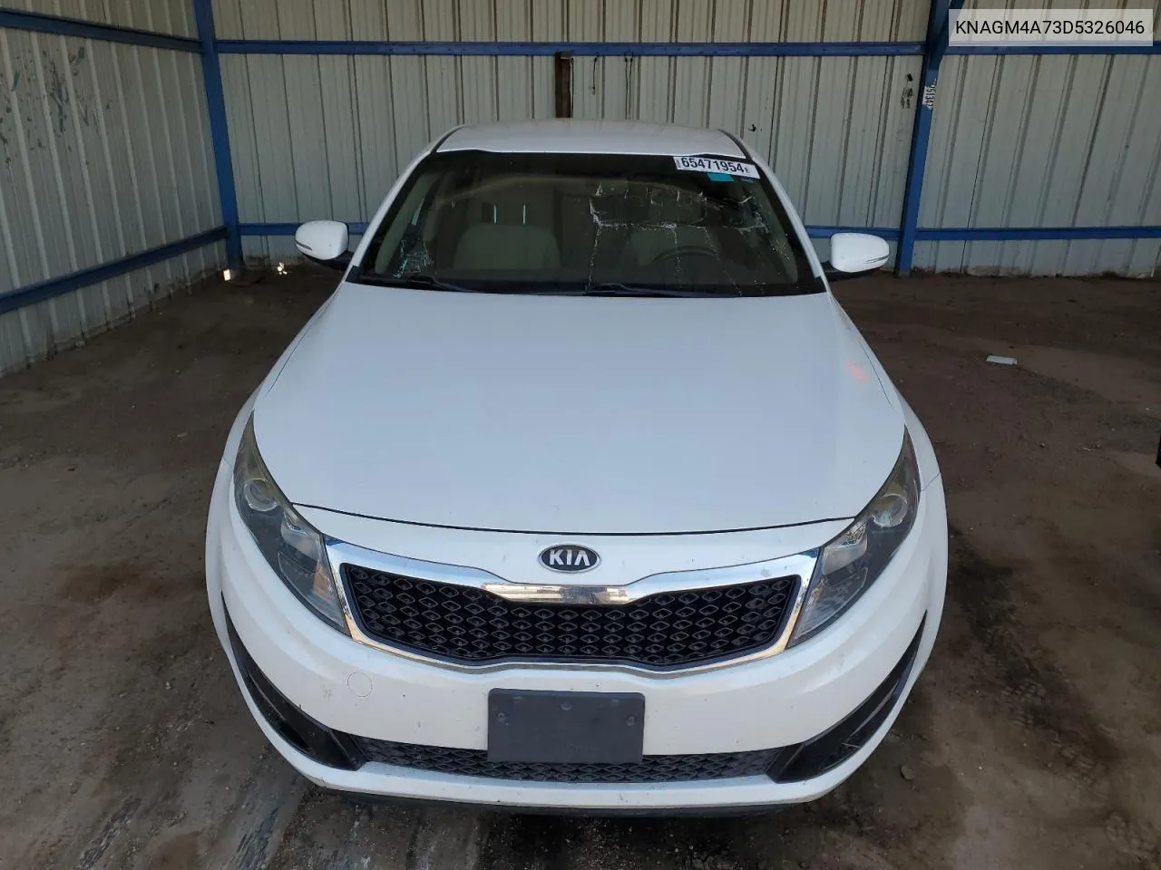 2013 Kia Optima Lx VIN: KNAGM4A73D5326046 Lot: 65471954