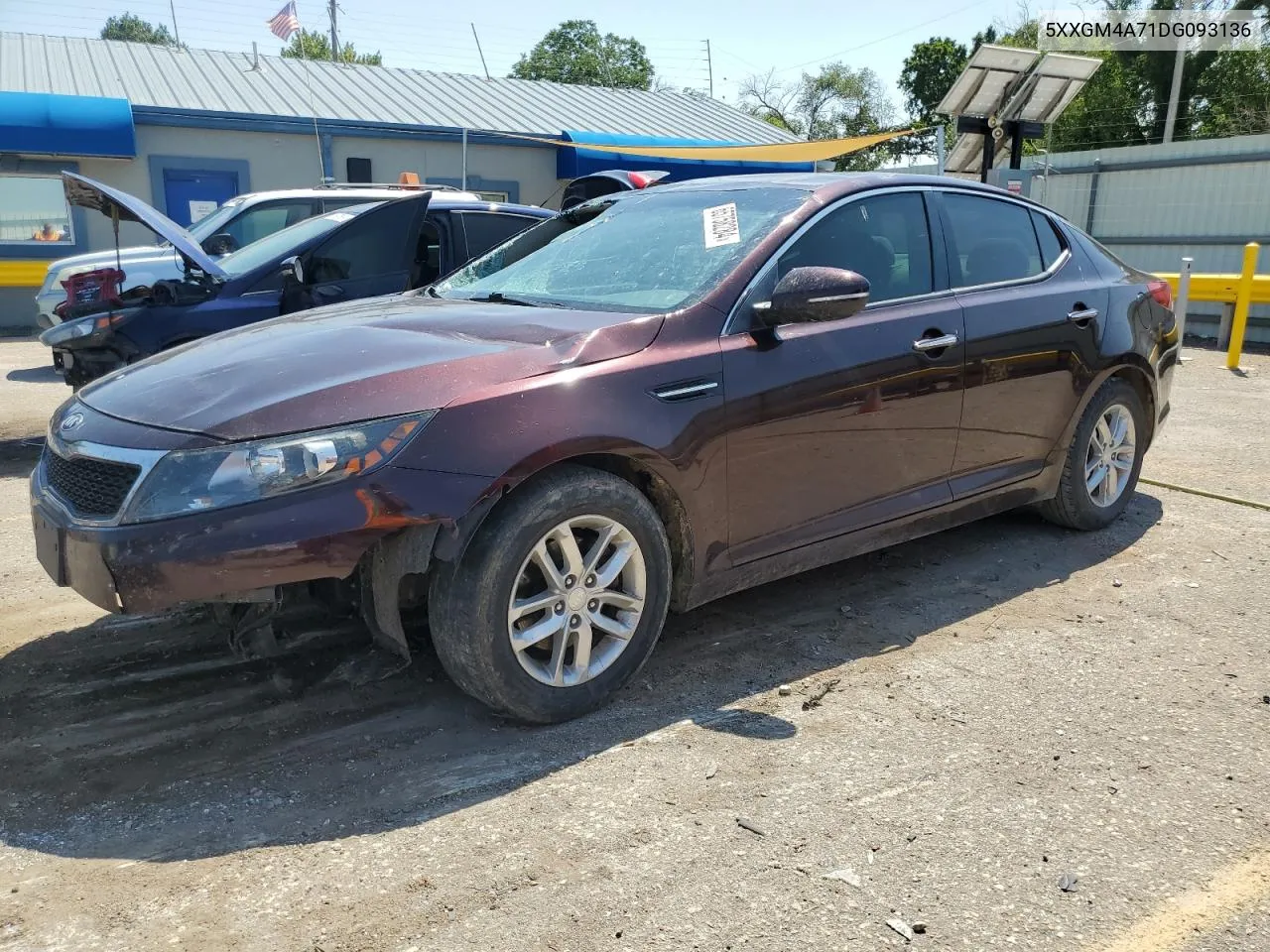 2013 Kia Optima Lx VIN: 5XXGM4A71DG093136 Lot: 65758284