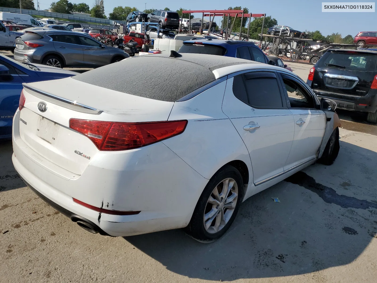 2013 Kia Optima Ex VIN: 5XXGN4A71DG118324 Lot: 66411954